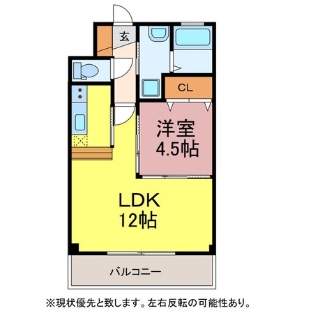 エトランゼ高師駅の物件間取画像